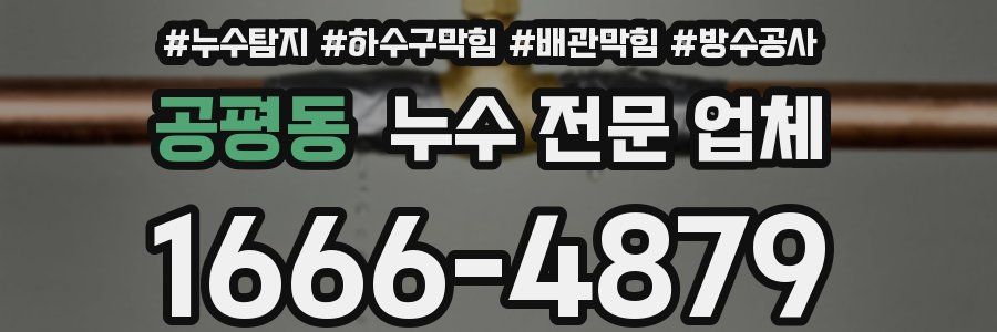 공평동 누수 전문 업체