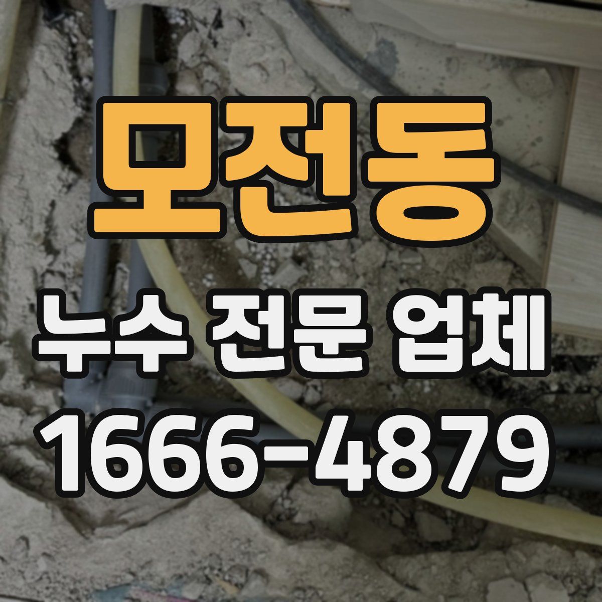모전동 누수 전문 업체