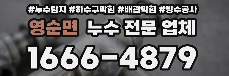 영순면 누수 전문 업체