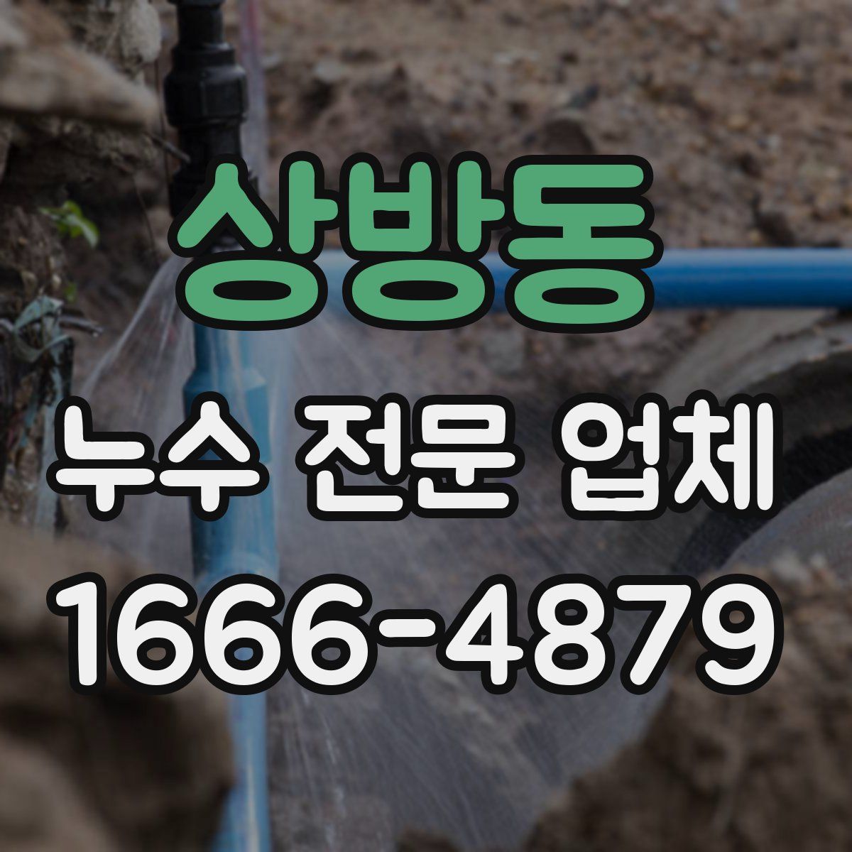 상방동 누수 전문 업체