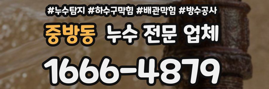 중방동 누수 전문 업체