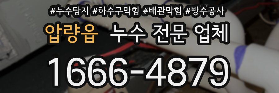 압량읍 누수 전문 업체