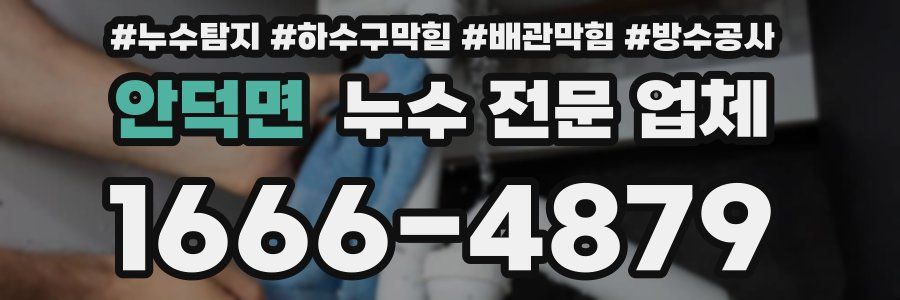 안덕면 누수 전문 업체