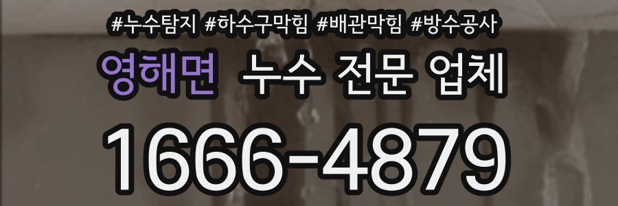 영해면 누수 전문 업체