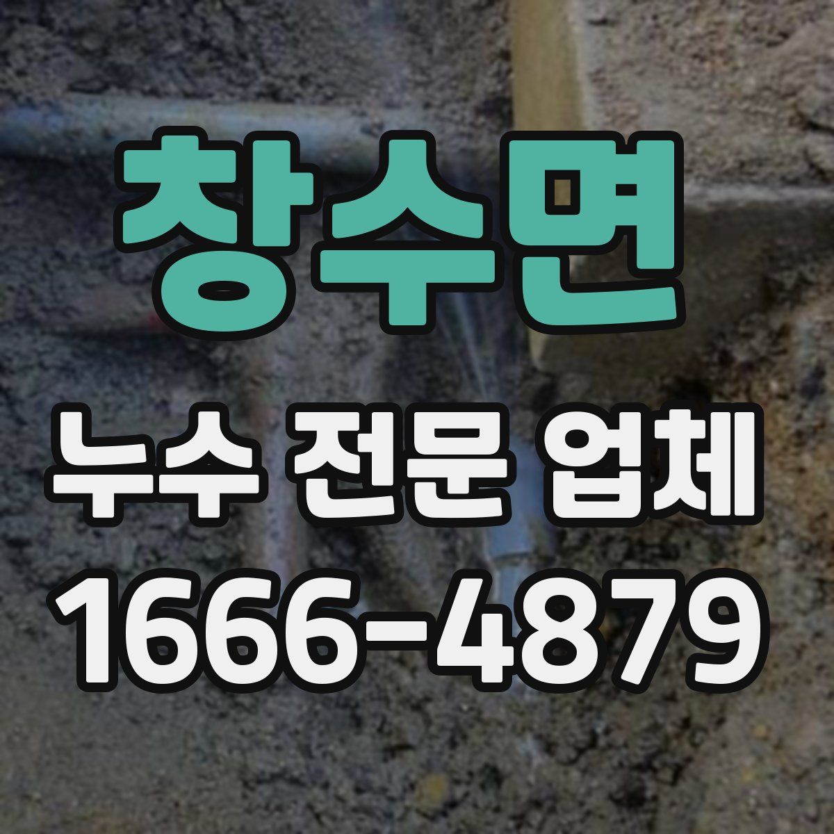 창수면 누수 전문 업체