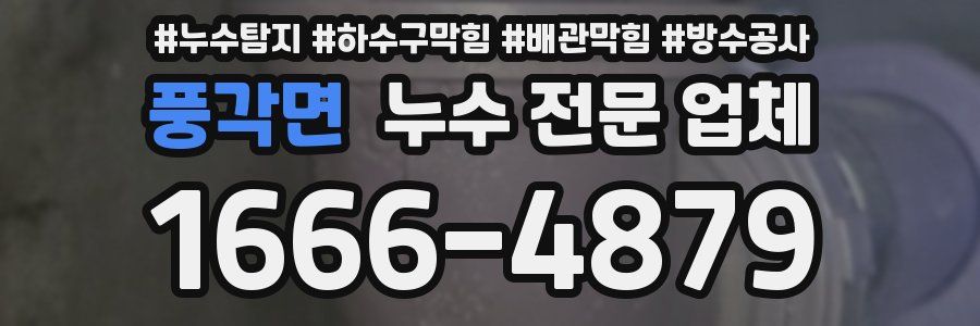 풍각면 누수 전문 업체