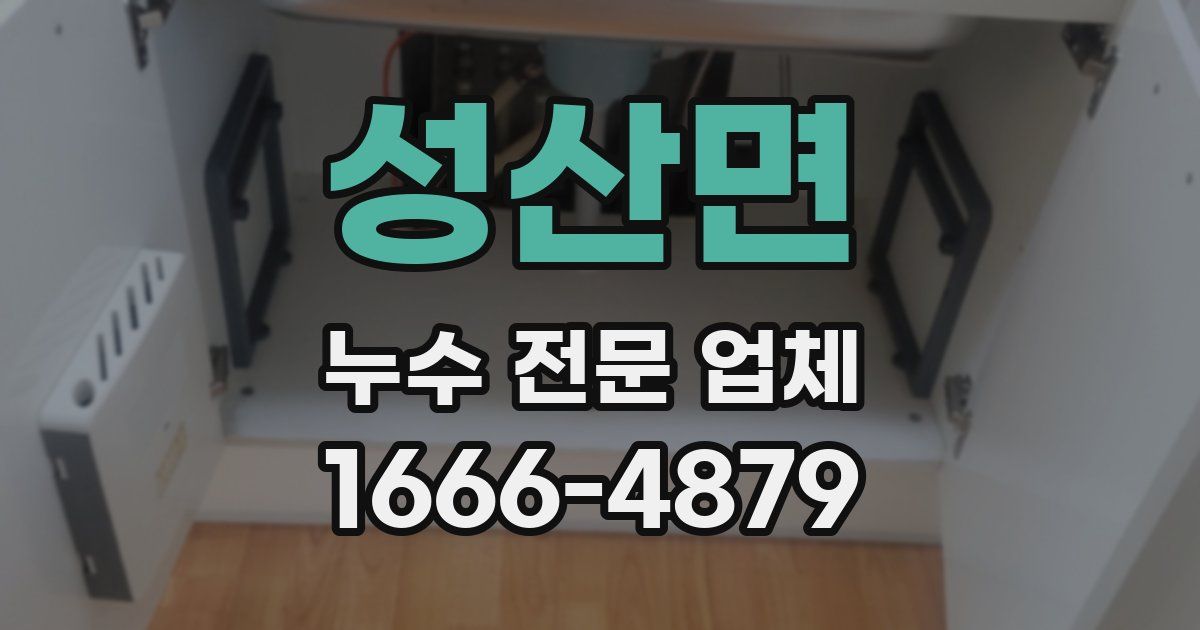 성산면 누수 전문 업체