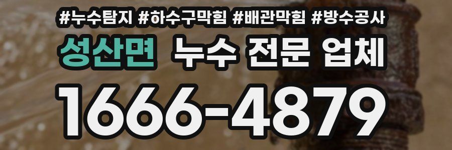 성산면 누수 전문 업체