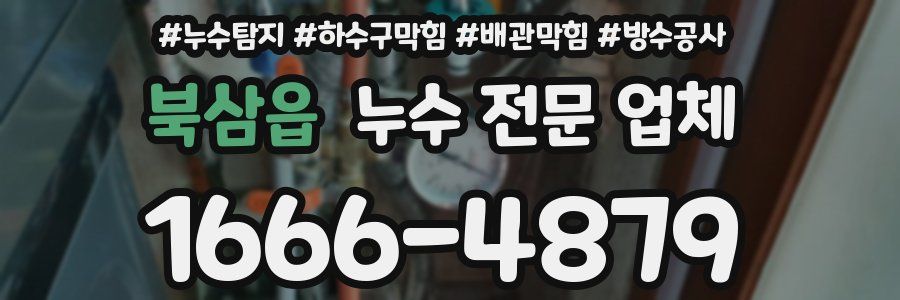 북삼읍 누수 전문 업체