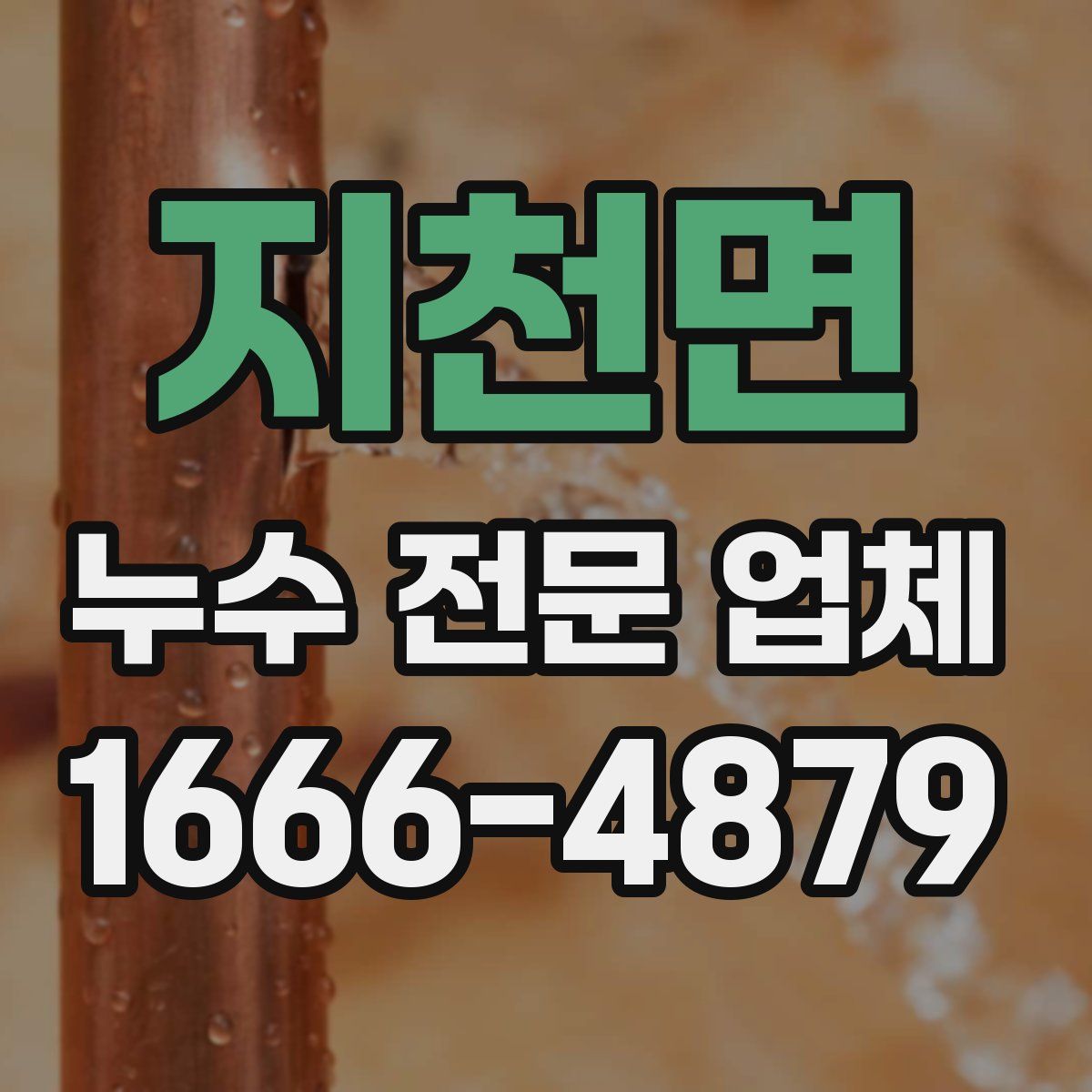 지천면 누수 전문 업체