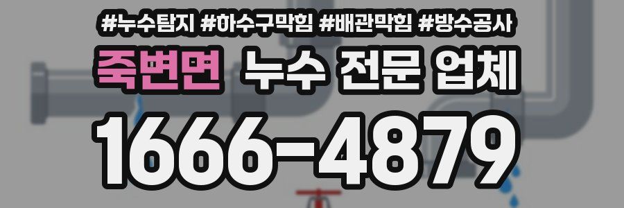 죽변면 누수 전문 업체