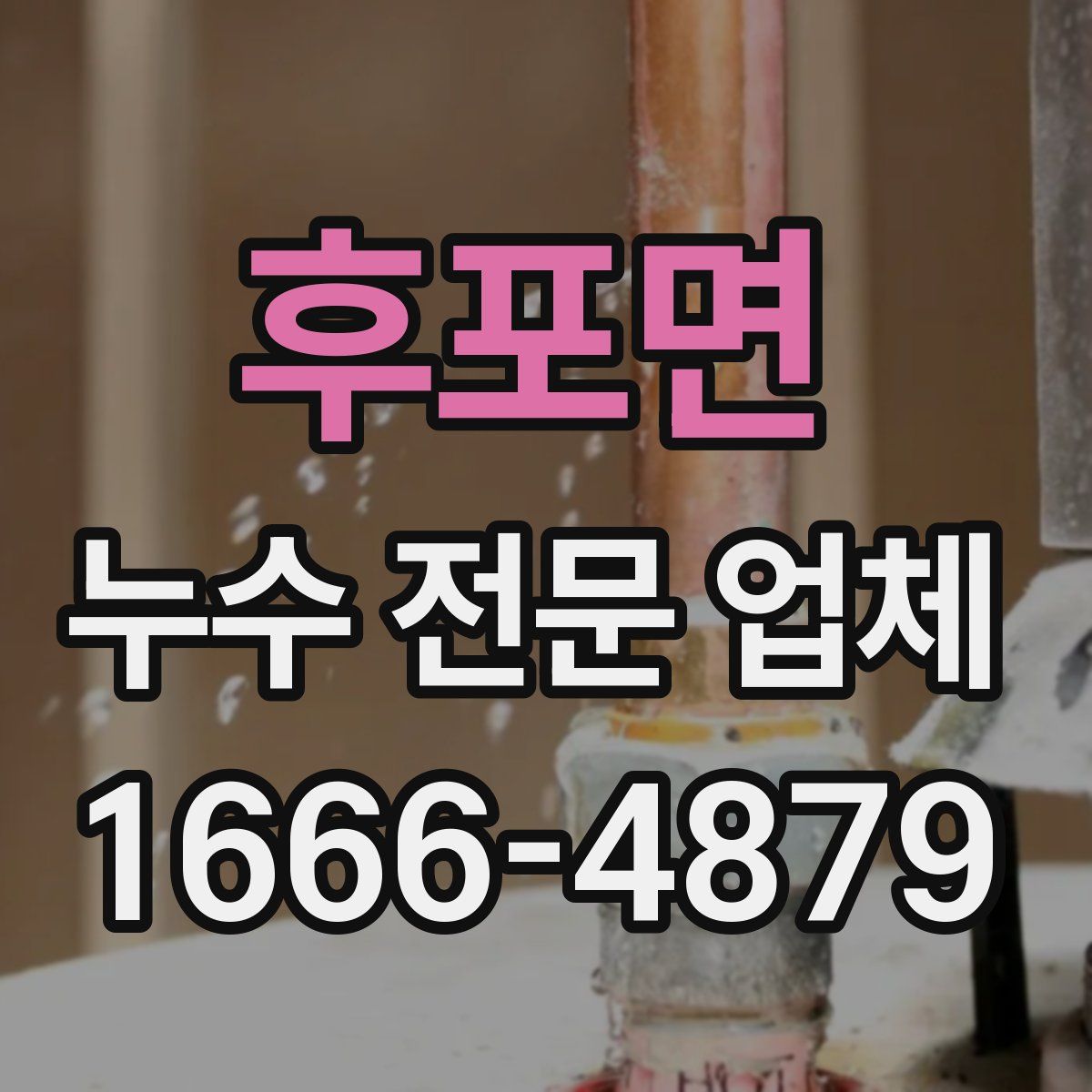 후포면 누수 전문 업체