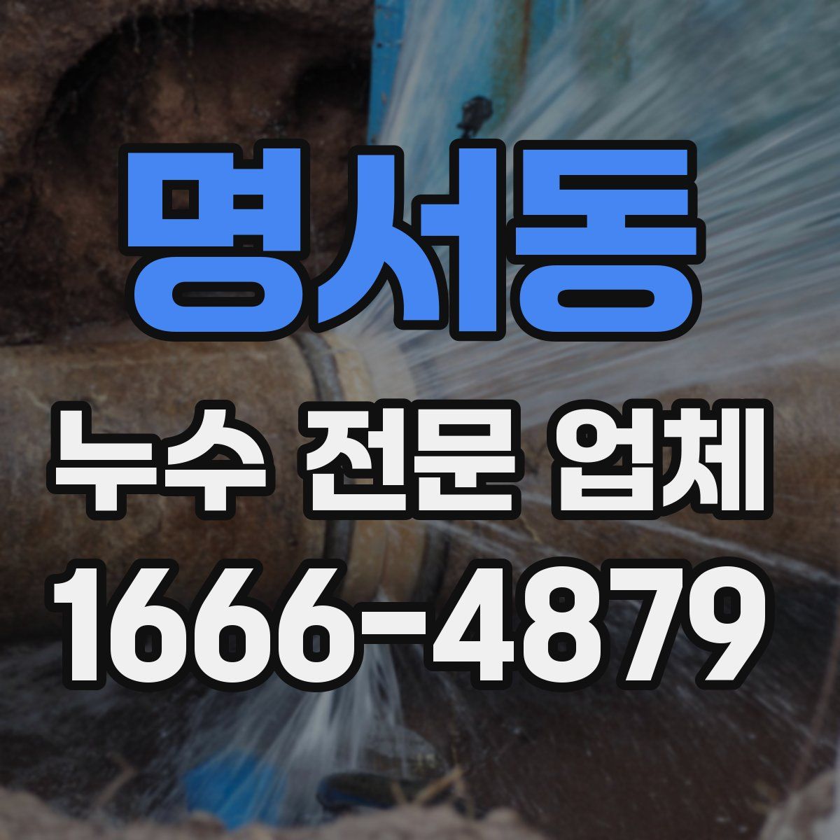 명서동 누수 전문 업체