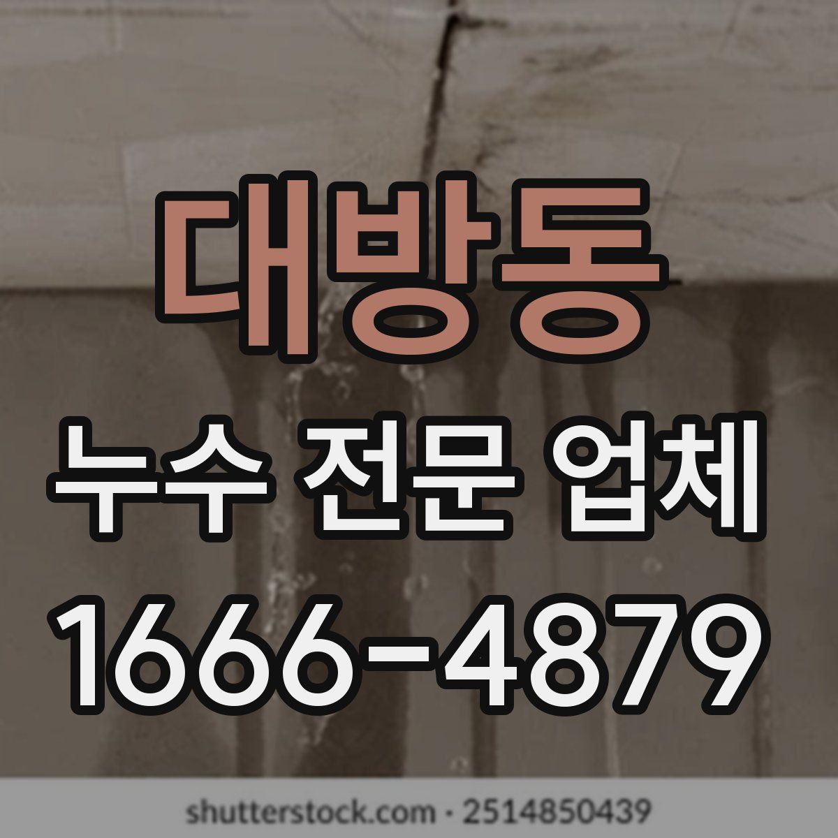 대방동 누수 전문 업체