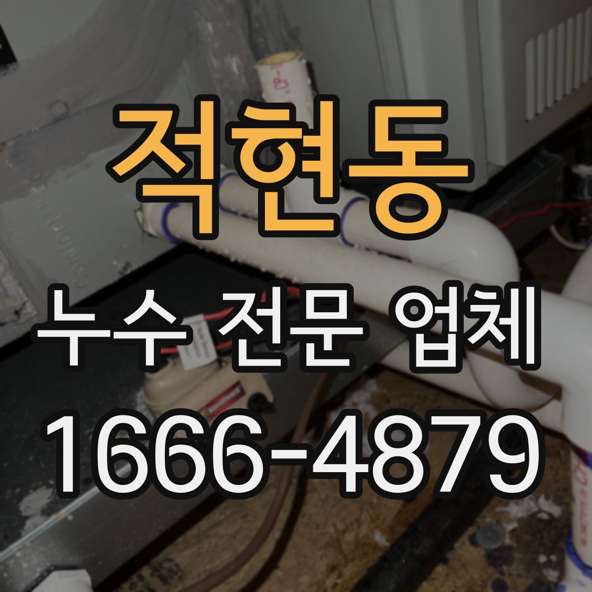 적현동 누수 전문 업체