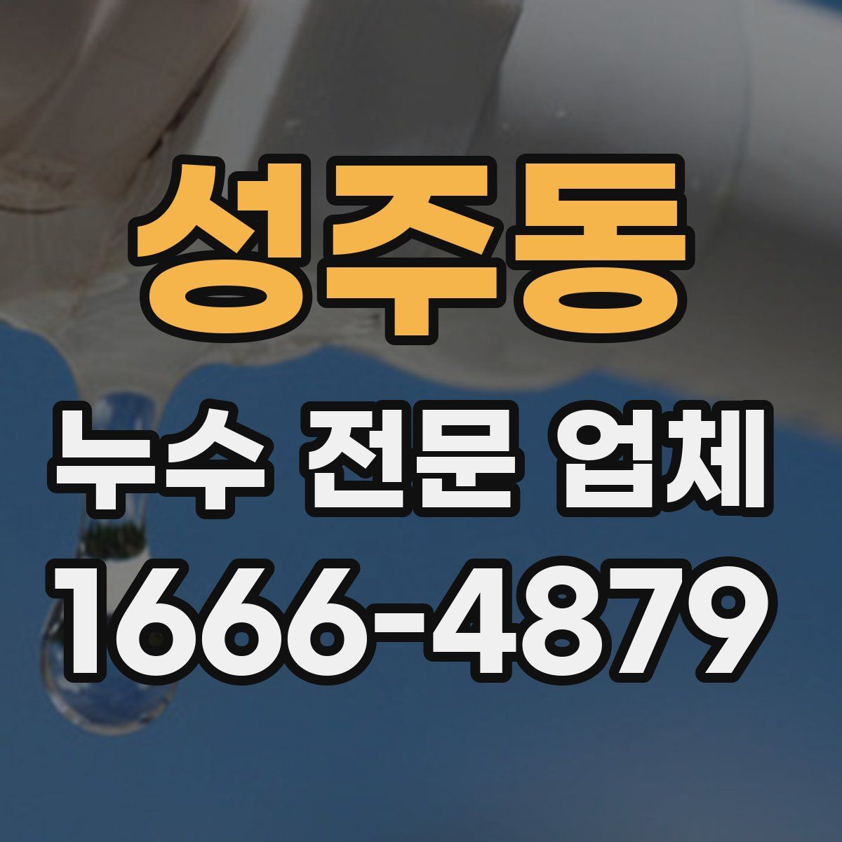 성주동 누수 전문 업체