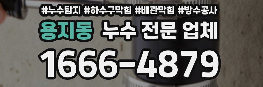 용지동 누수 전문 업체