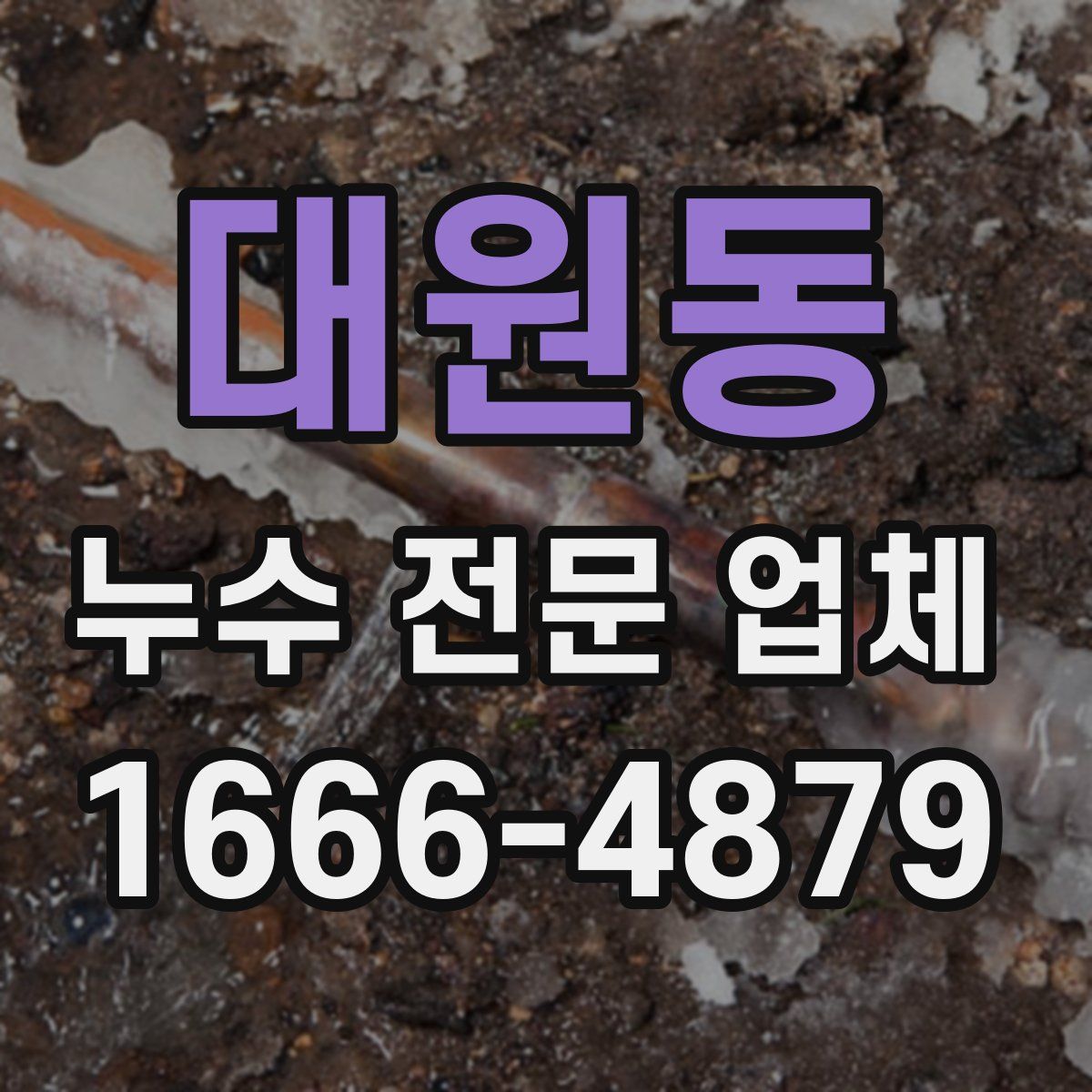 대원동 누수 전문 업체