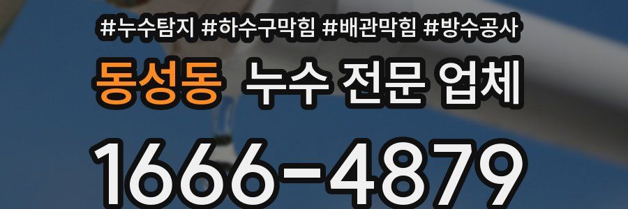 동성동 누수 전문 업체