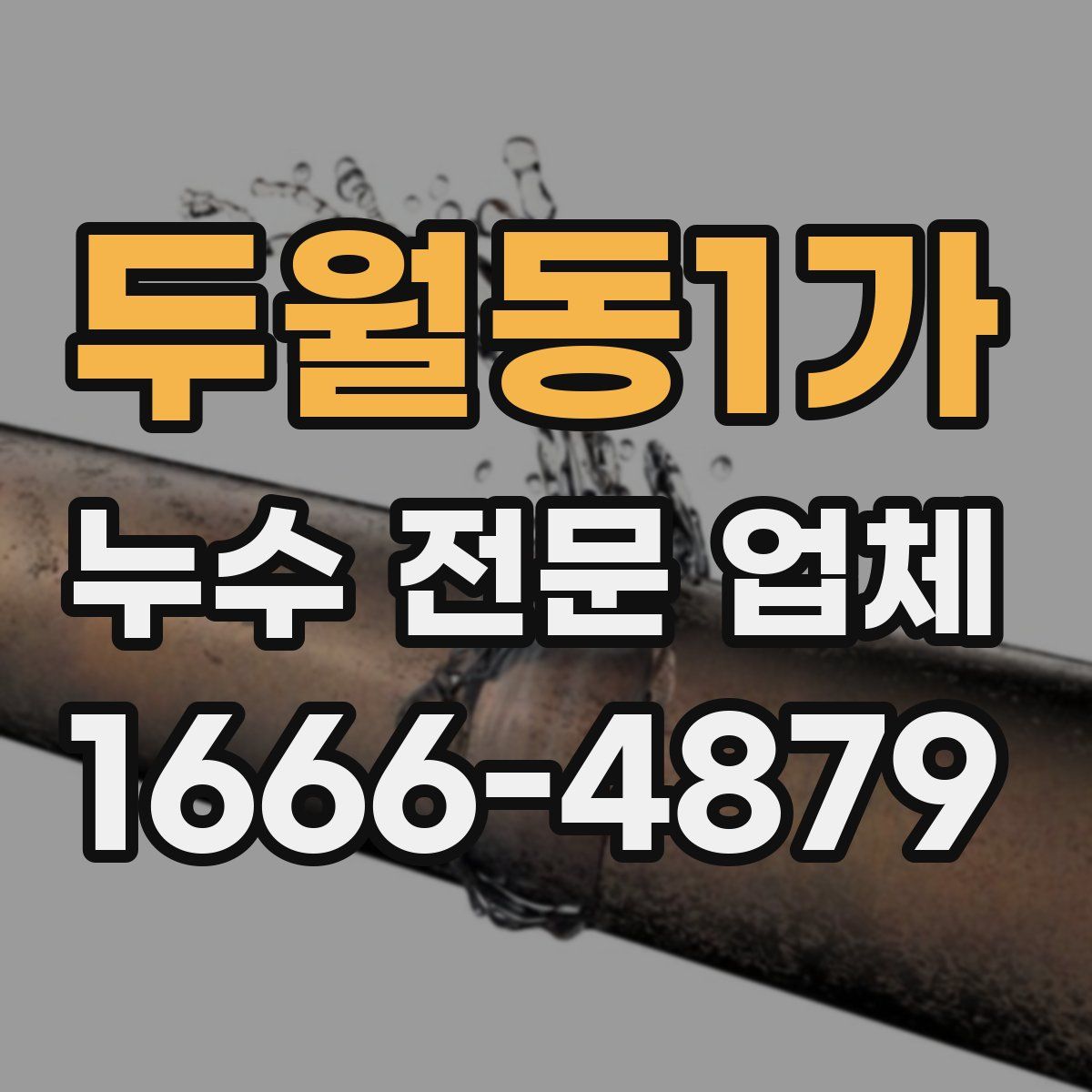 두월동1가 누수 전문 업체