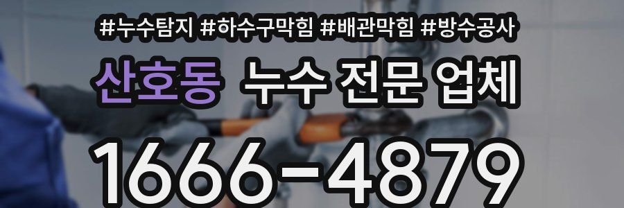산호동 누수 전문 업체