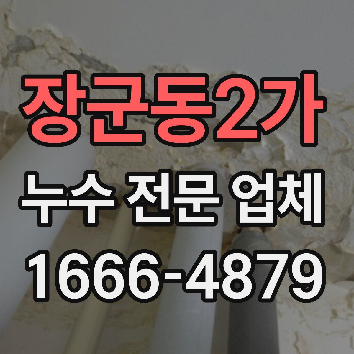 장군동2가 누수 전문 업체
