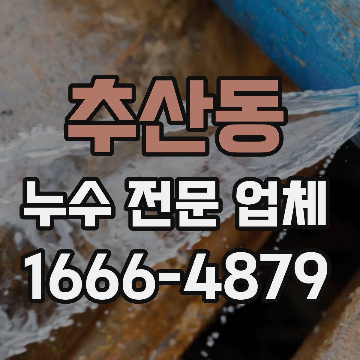 추산동 누수 전문 업체