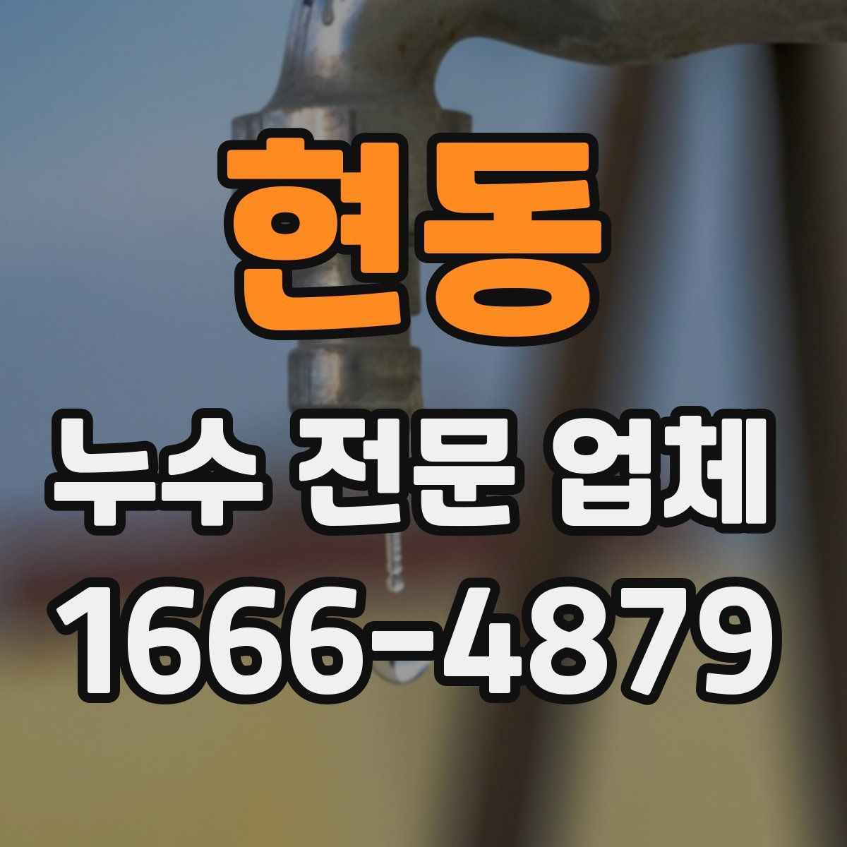 현동 누수 전문 업체