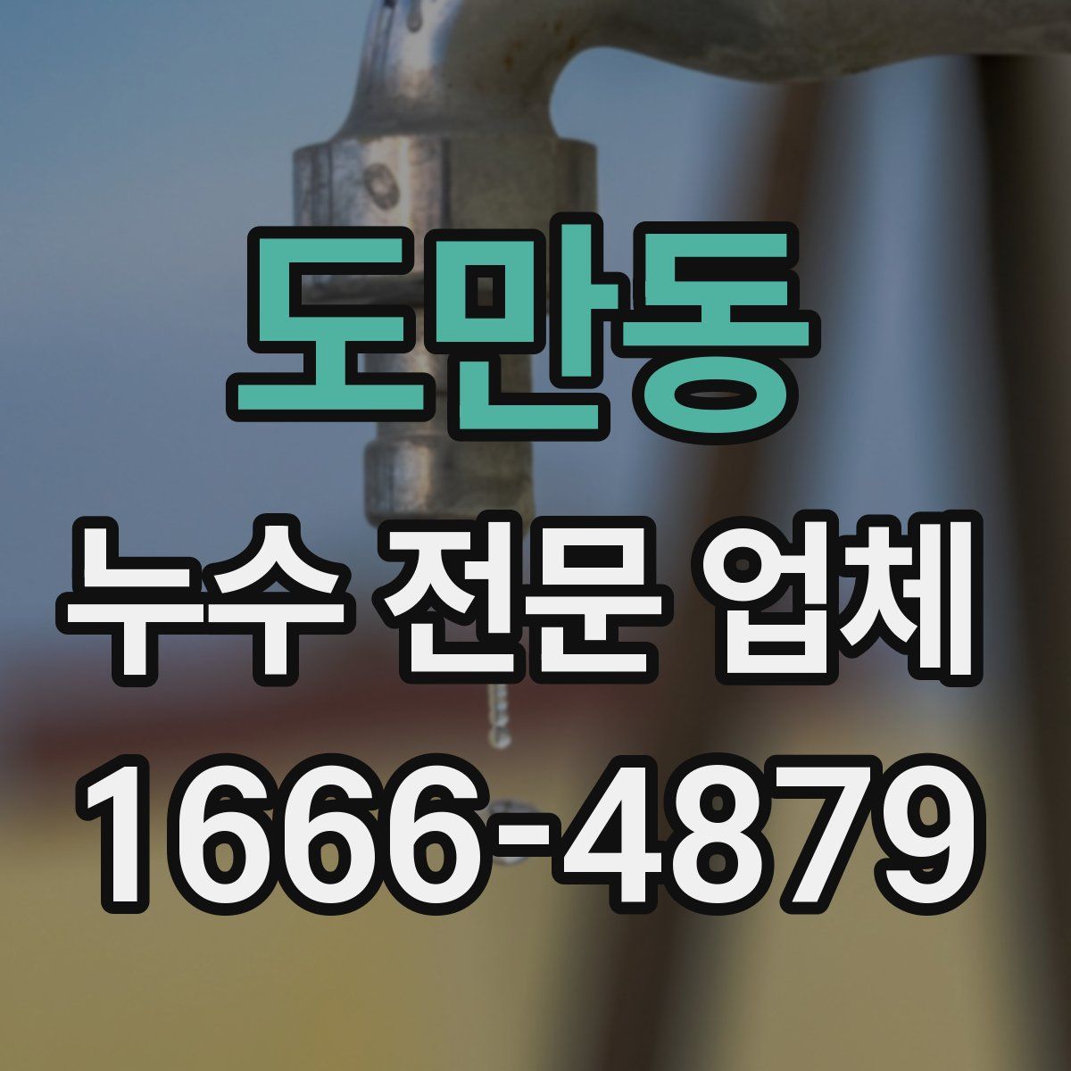 도만동 누수 전문 업체