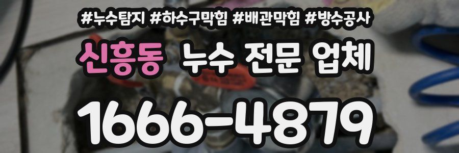 신흥동 누수 전문 업체