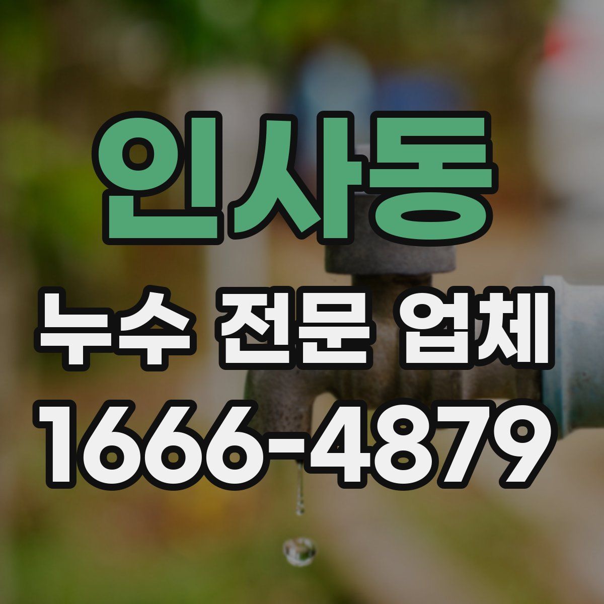 인사동 누수 전문 업체