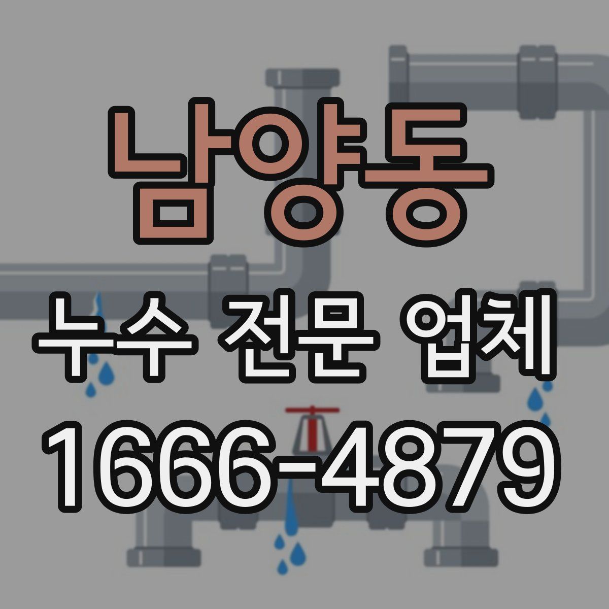 남양동 누수 전문 업체