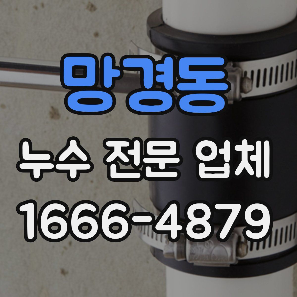 망경동 누수 전문 업체