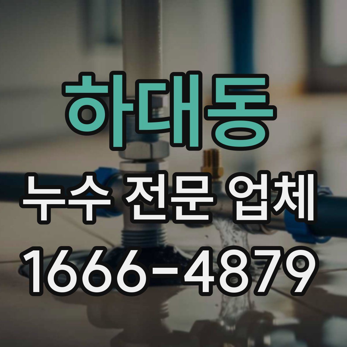하대동 누수 전문 업체