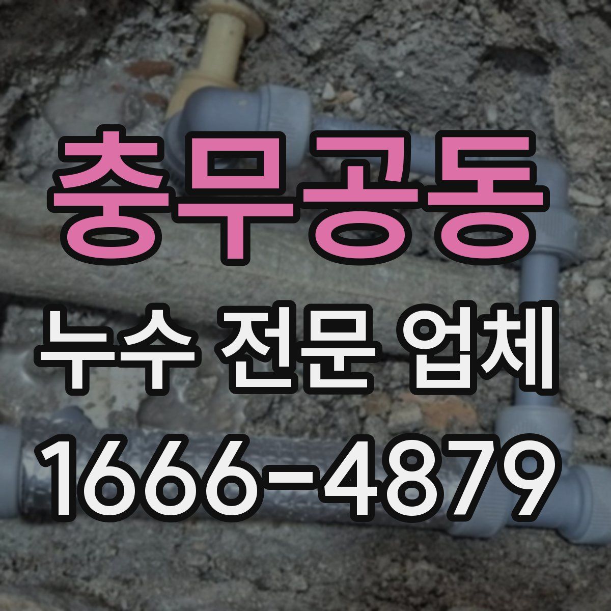 충무공동 누수 전문 업체