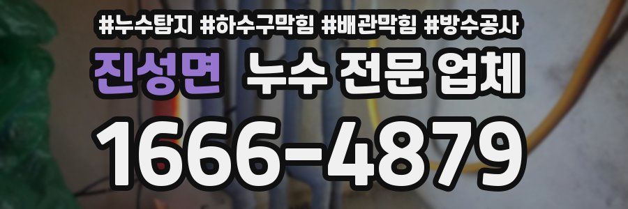 진성면 누수 전문 업체