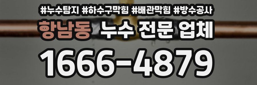 항남동 누수 전문 업체