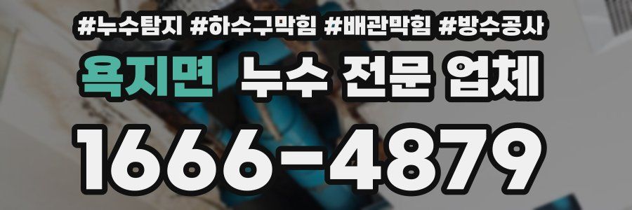 욕지면 누수 전문 업체