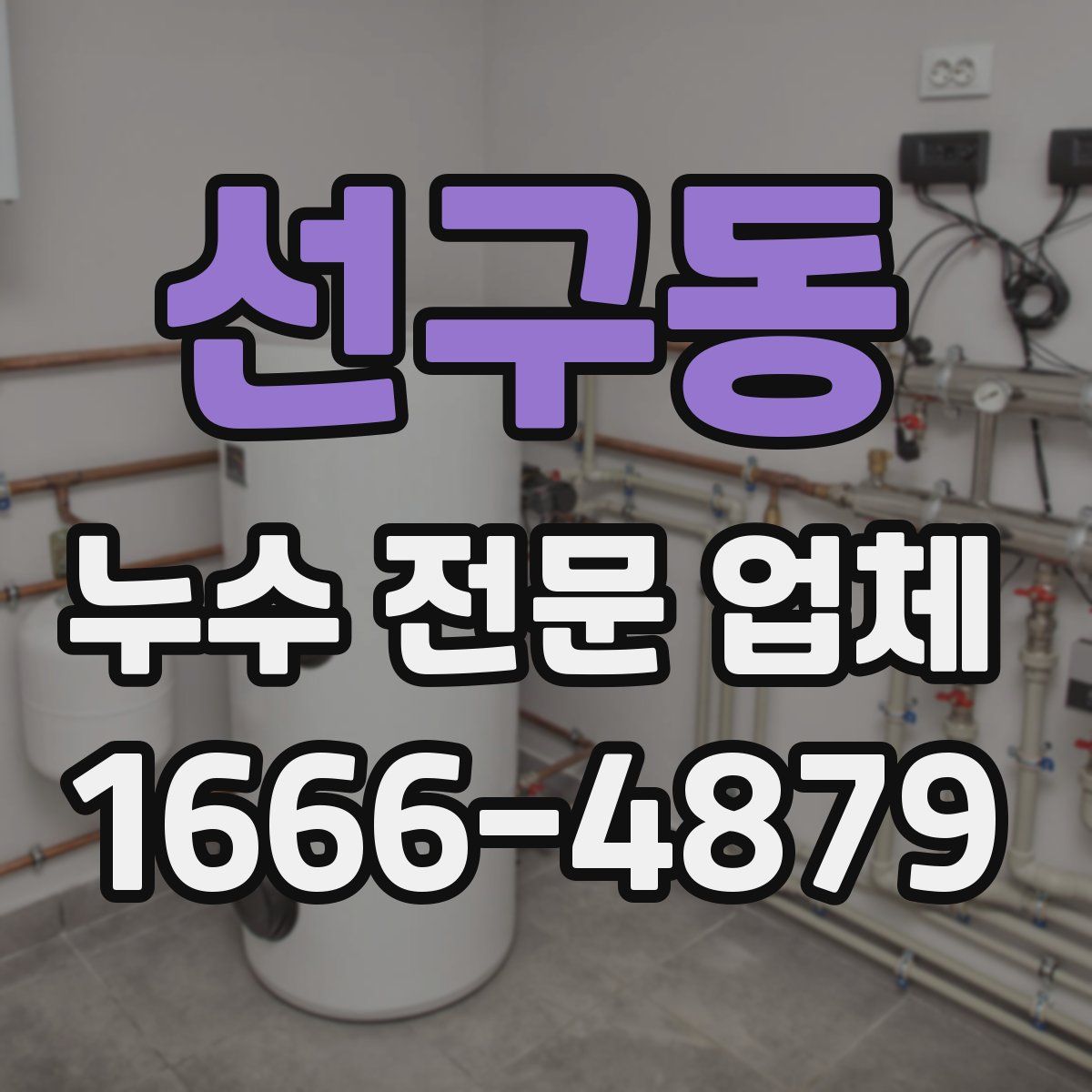 선구동 누수 전문 업체