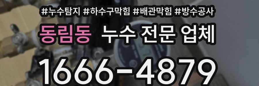동림동 누수 전문 업체