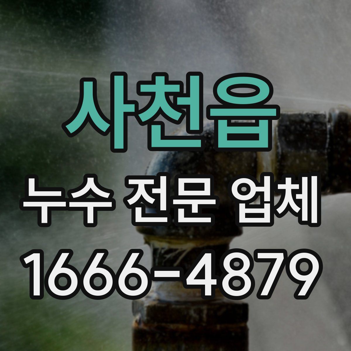 사천읍 누수 전문 업체