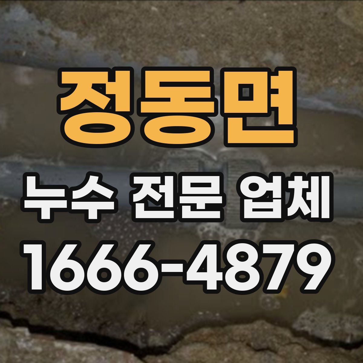 정동면 누수 전문 업체
