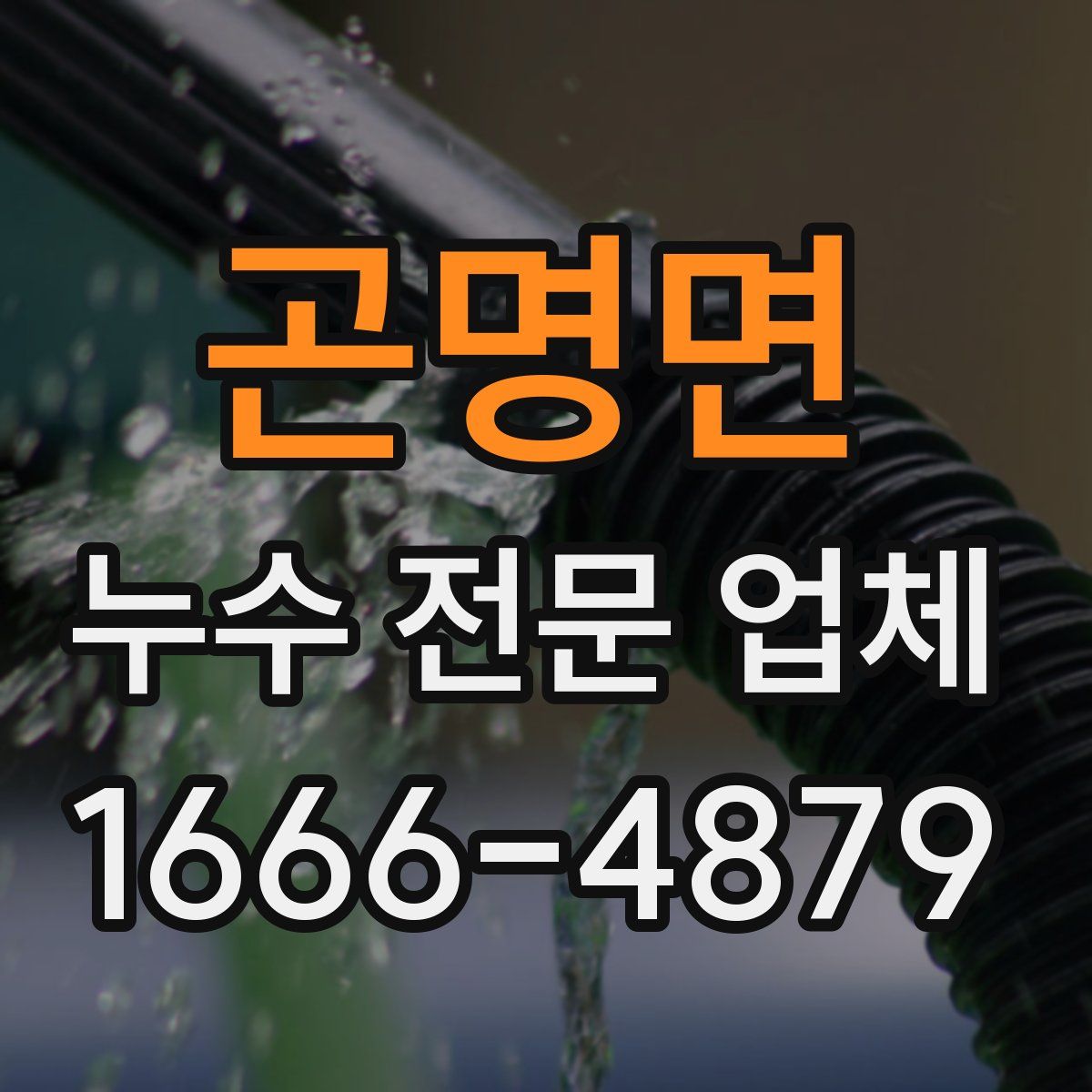 곤명면 누수 전문 업체