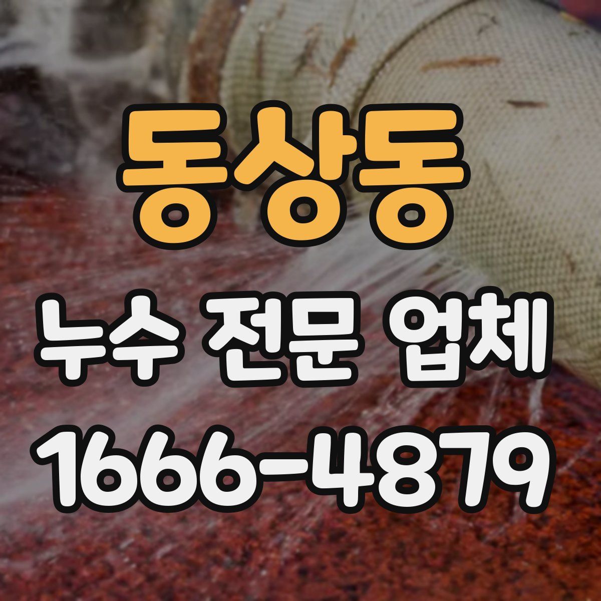 동상동 누수 전문 업체