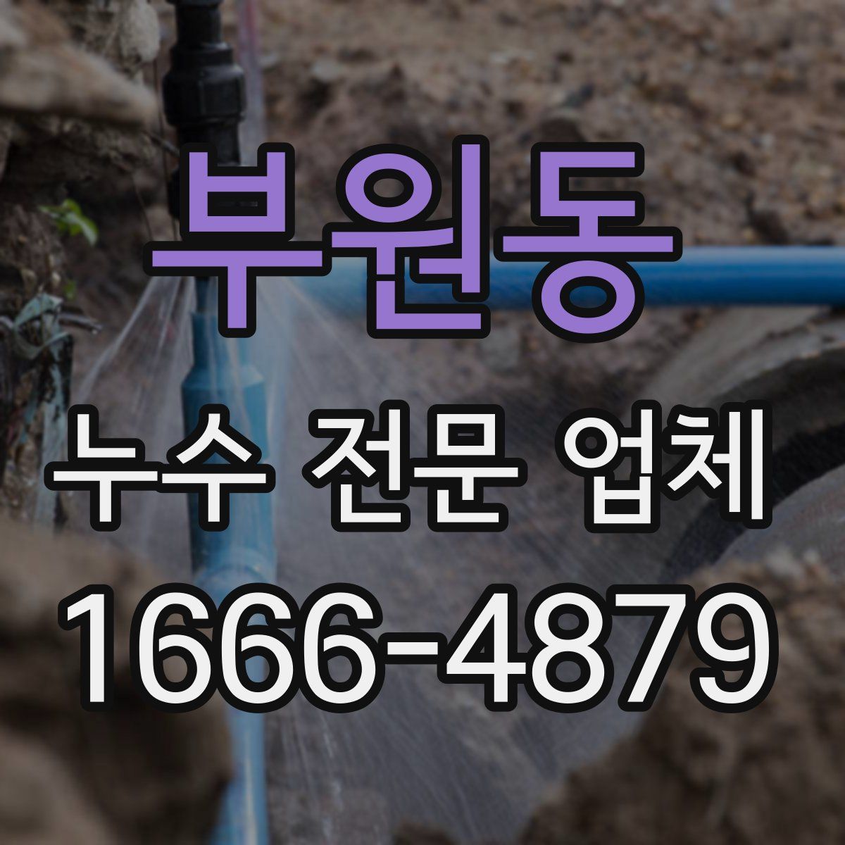 부원동 누수 전문 업체