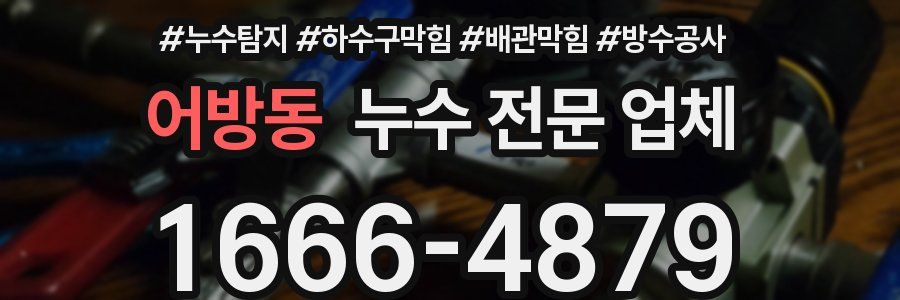 어방동 누수 전문 업체