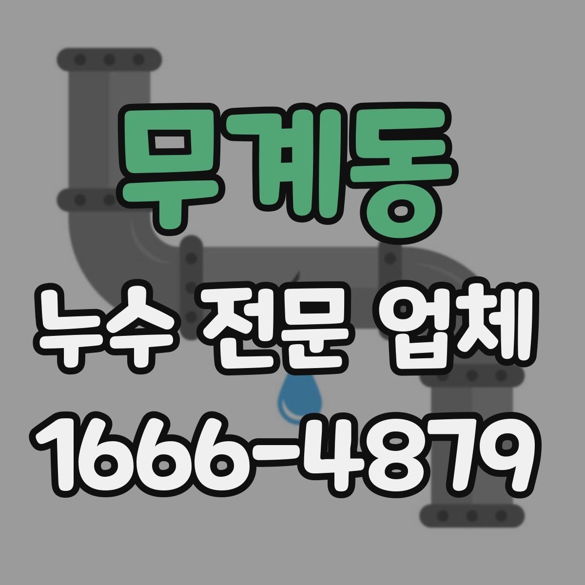 무계동 누수 전문 업체
