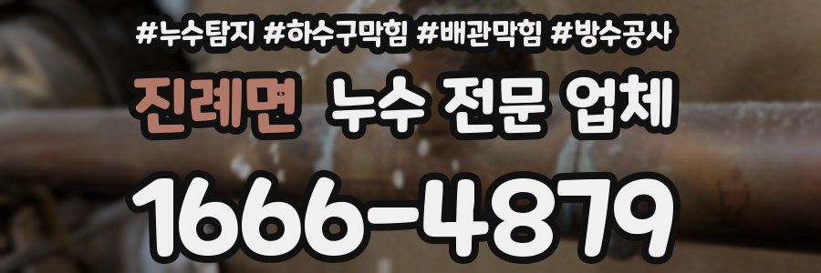 진례면 누수 전문 업체