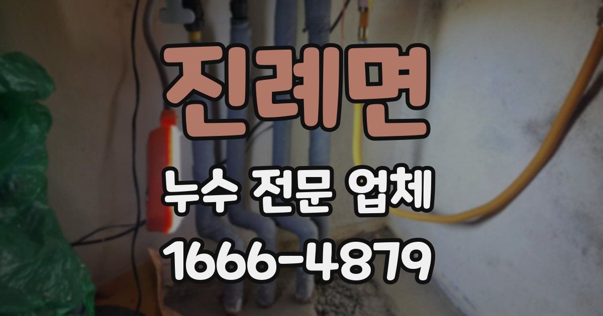 진례면 누수 전문 업체