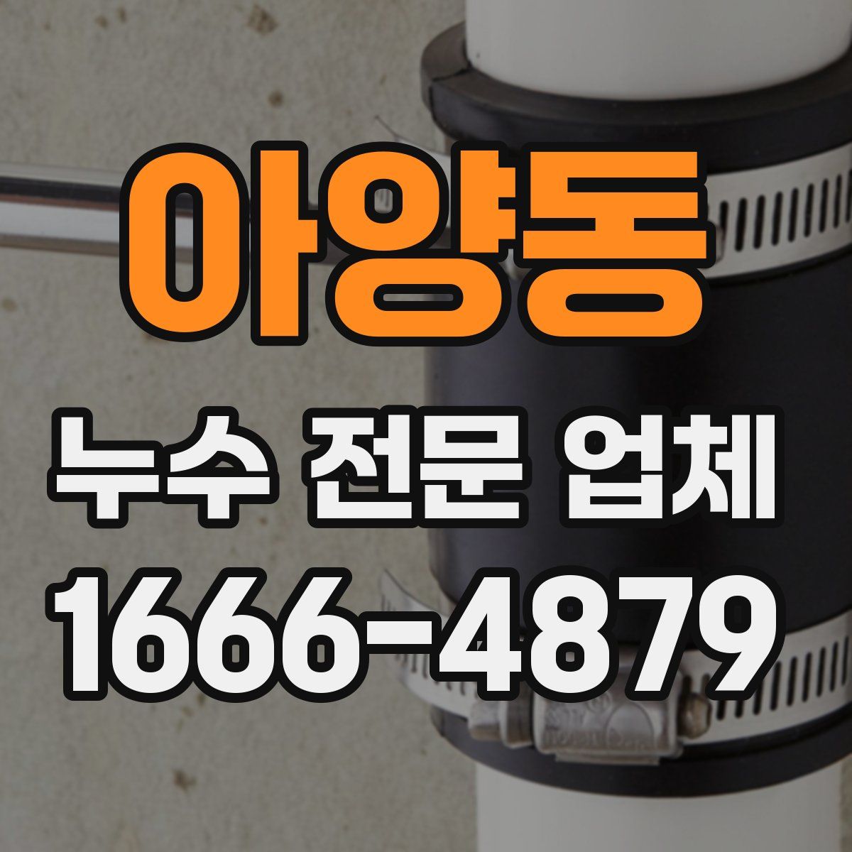 아양동 누수 전문 업체